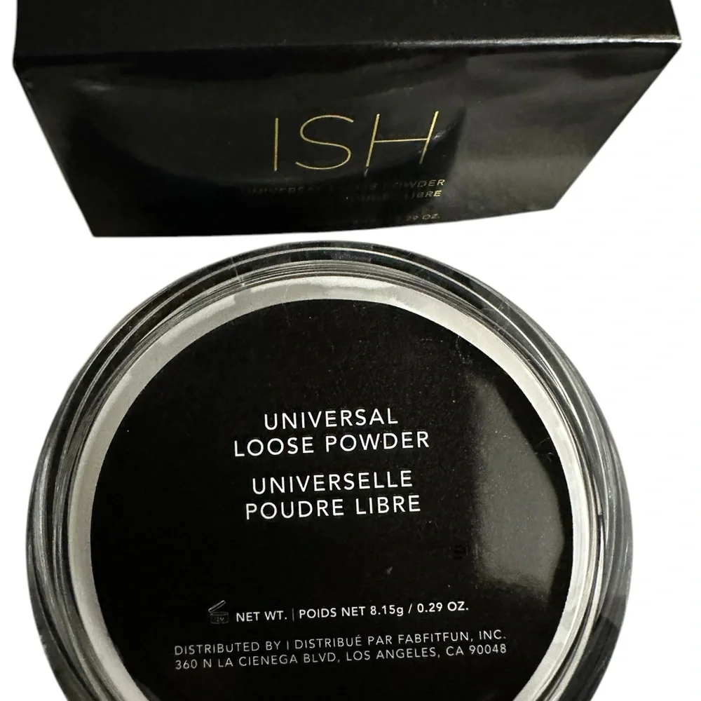 ISH Universal Loose Makeup Setting Powder 0.29 oz Full Size NIB
